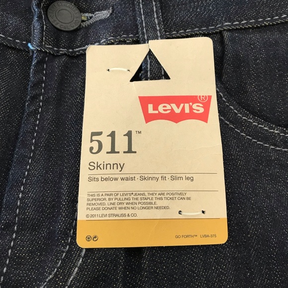 Levi’s 511 Skinny Fit Brand New Jeans for Big Boys - Picture 7 of 11